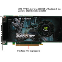 T.DE VIDEO PCIE GEFORCE N9600GT 512MB/256BIT DDR3