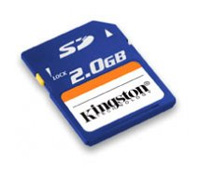 MEMORIA CARD SECURE DIGITAL 2 GB KINGSTON